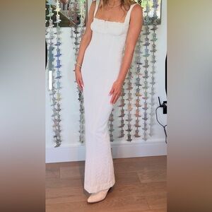 ELSA Cream Maxi Dress
